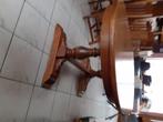Table et chaises, Maison & Meubles, Comme neuf, 100 à 150 cm, Chêne, Ovale