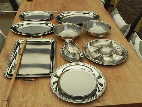Prachtige RVS Schotels in Diverse Vormen - Guy Degrenne, Huis en Inrichting, Keuken | Servies, Zo goed als nieuw, Schaal of Schalen
