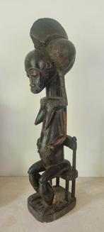 Statue Baule, art tribal, sculpture africaine, Afrique antiq, Enlèvement ou Envoi