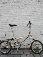 Brompton M3R ivory 3 vitesses porte bagages, Vitesses, Brompton, Comme neuf, Enlèvement