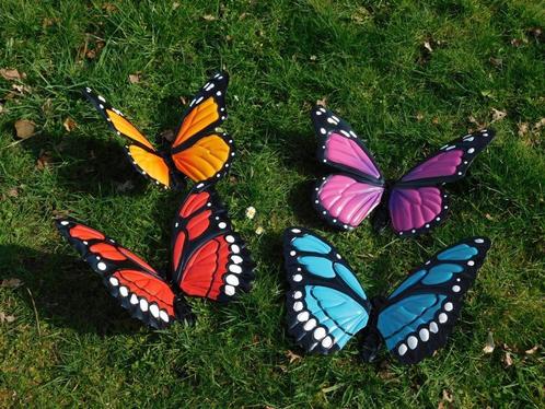 vlinders , vlinder, Jardin & Terrasse, Décoration murale de jardin, Neuf, Enlèvement ou Envoi