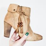 Schitterende Leren Tango Enkellaarsjes - s8 (Maat 38) € 45,-, Kleding | Dames, Tango, Bruin, Verzenden, Lage of Enkellaarzen