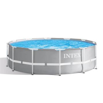Intex prism zwembad 366x99, Ophalen, Gebruikt