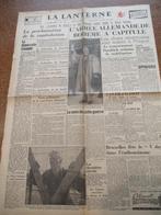 Journal original. La Lanterne, 9 mai 1945, Enlèvement ou Envoi