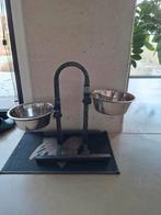 Hondenvoer en drinkbak, Animaux & Accessoires, Nourriture & Bols pour chiens, Enlèvement, Ajustable, Comme neuf