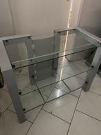 meuble TV verre et aluminium, Ophalen, Glas