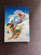 Postkaart Disney Coleur Magiques 'Skiën', Verzamelen, Mickey Mouse, Plaatje of Poster, Zo goed als nieuw, Verzenden