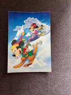 Postkaart Disney Coleur Magiques 'Skiën', Verzenden, Mickey Mouse, Zo goed als nieuw, Plaatje of Poster