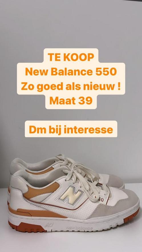 New Balance 550 Au Lait - zelden gedragen !, Vêtements | Femmes, Chaussures, Comme neuf, Sneakers et Baskets, Blanc, Enlèvement ou Envoi