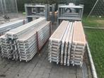 200m2 stelling met 80 ijzeren vloeren!!, Ophalen, Zo goed als nieuw, Gevelsteiger, 5 meter of hoger