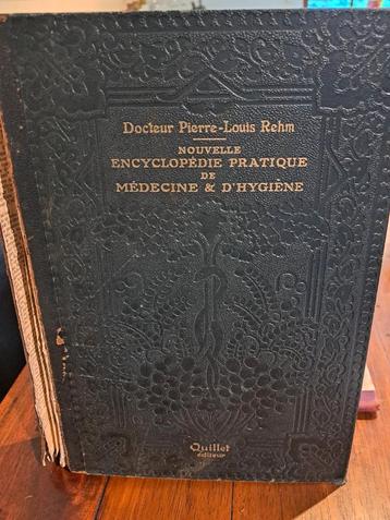 Geneeskunde,encyclopédie pratique 1922,docteur Rhem beschikbaar voor biedingen