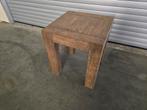 2 x nieuw in doos bijzettafel teak 55x55x62H €50/stuk, Ophalen of Verzenden, Nieuw
