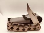 RARE Buck XLTi Model No 186 1987 CLIP Silver Finger Groove, Verzenden, Gebruikt