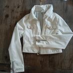 Leder jasje mt 128 eerste communie wit, Kinderen en Baby's, Kinderkleding | Maat 128, GYMP., Meisje, Ophalen of Verzenden, Zo goed als nieuw