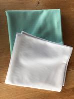 Lot de 2 nappes rondes diamètre 160 cm, Enlèvement ou Envoi, Utilisé, Blanc, Nappe ou Toile cirée