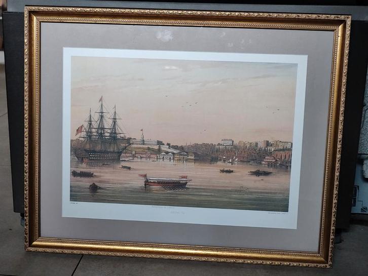 Embarquement de l'Amiral de Jean Brindesi., Collections, Photos & Gravures, Enlèvement