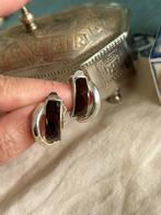 Boucles d’oreilles clips argent et grenat vintage, Bijoux, Sacs & Beauté, Argent