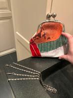 Nieuw meerkleurig lederen tasje van Custo., Ophalen of Verzenden, Nieuw, Overige kleuren, Avondtasje