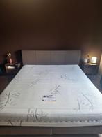 Boxspring 180 x 200, Ophalen, Gebruikt, Bruin, Tweepersoons