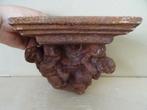 Antieke console met engelen antieke terracotta console 1930, Antiek en Kunst, Antiek | Religieuze voorwerpen, Ophalen of Verzenden