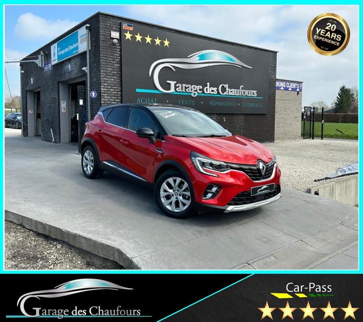 Renault Captur 1.6i E-TECH PHEV -! Eerste Prof.! - Apple Car, Auto's, Renault, Bedrijf, Te koop, Captur, Achteruitrijcamera, Airbags