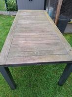 Tuintafel teak + 6 stoelen, Tuin en Terras, Tuintafels, Ophalen, Gebruikt