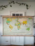 !!! Jolie carte du monde scolaire vintage !!!, Ophalen