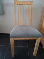 Houten stoelen met stoffen zitting, Ophalen, Gebruikt, Bruin, Stof