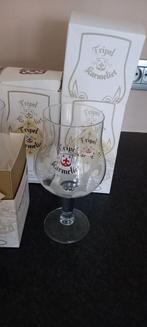 4 tripel karmeliet glazen in verpakking, Verzamelen, Biermerken, Ophalen of Verzenden, Zo goed als nieuw