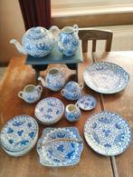 Japan porselein blauw wit vogel motief lot 1, Ophalen