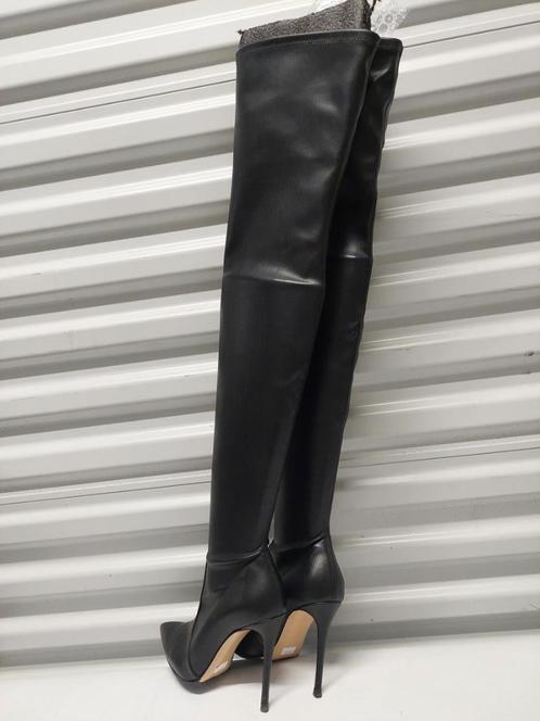 457C* CASADEI - prachtige waadpakken met hoge hakken (36), Kleding | Dames, Schoenen, Zo goed als nieuw, Hoge laarzen, Zwart, Verzenden