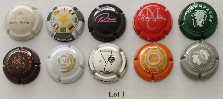 champagnecapsules (lot 1 - 3), Verzamelen, Wijnen, Zo goed als nieuw, Champagne, Ophalen of Verzenden