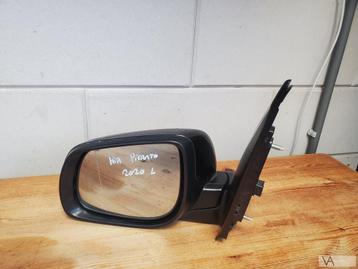 Kia Picanto 2017 - 2024 spiegel links met knipperlicht zwart