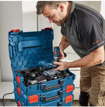 Bosch Professional Stapelbare Koffer + 2 Inlays - Nieuw disponible aux enchères