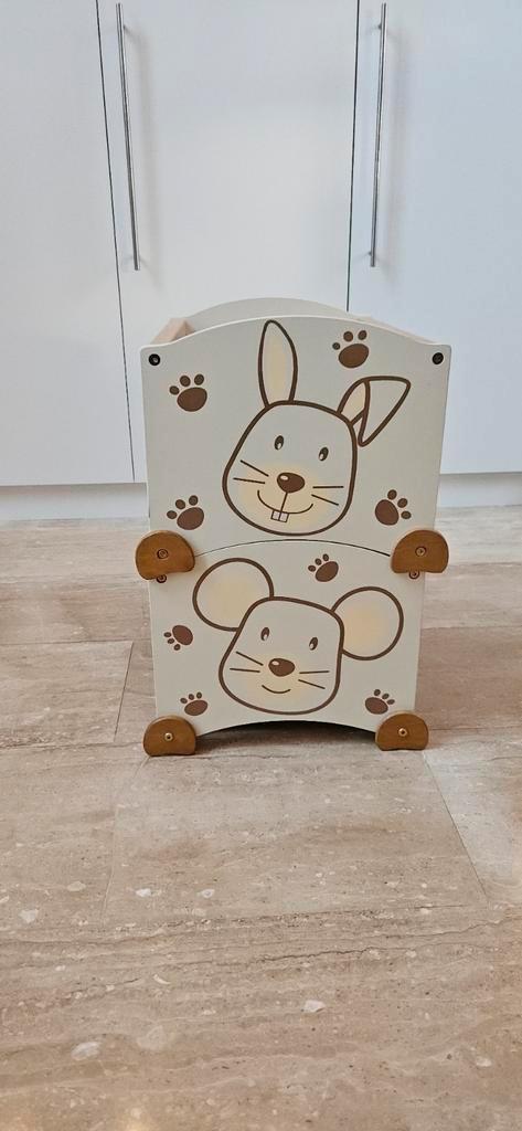 Bac de rangement en très bon état bois et tissu, Kinderen en Baby's, Kinderkamer | Inrichting en Decoratie, Gebruikt, Overige typen