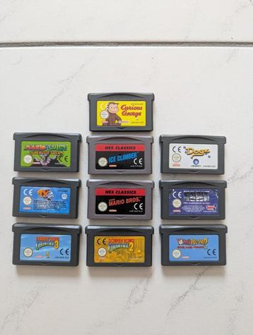 10 Game boy advance spellen beschikbaar voor biedingen
