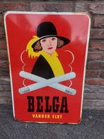 Belga Vander Elst emaille reclamebord uit1953, Verzamelen, Merken en Reclamevoorwerpen, Ophalen of Verzenden, Zo goed als nieuw