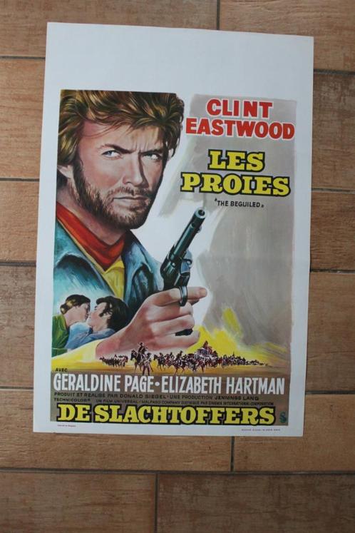 filmaffiche Clint Eastwood The Beguiled filmposter, Collections, Posters & Affiches, Comme neuf, Cinéma et TV, A1 jusqu'à A3, Rectangulaire vertical