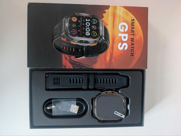 Montre intelligente à double GPS, Bijoux, Sacs & Beauté, Montres connectées, Neuf, GPS, Boussole, Étanche, Enlèvement