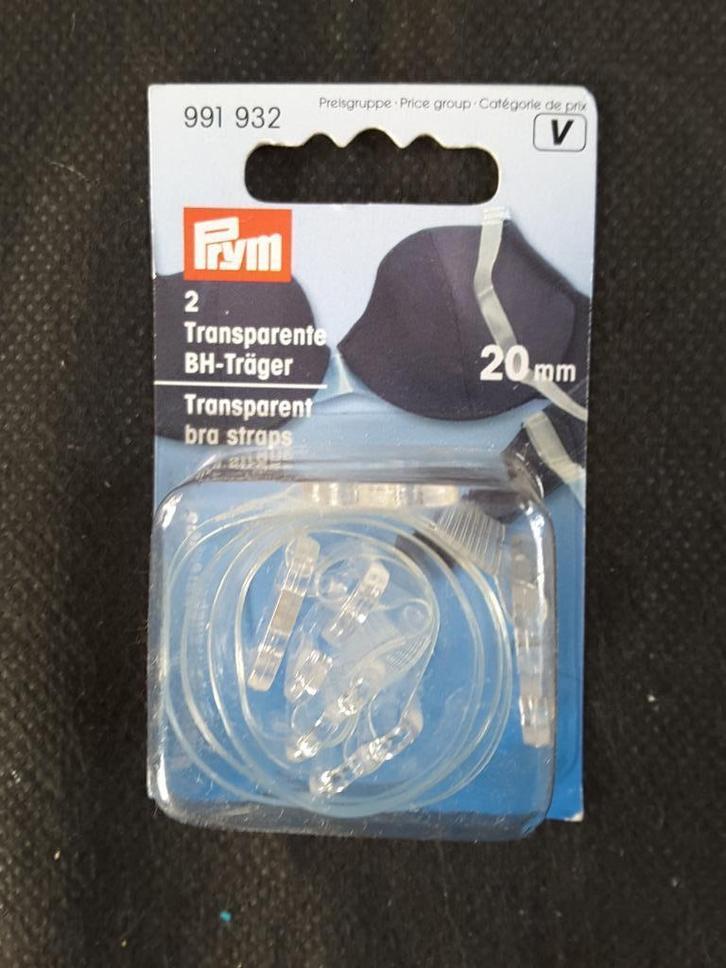 transparante nylon bretels 20 mm Prym 991932, Kleding | Dames, Ondergoed en Lingerie, Ophalen of Verzenden