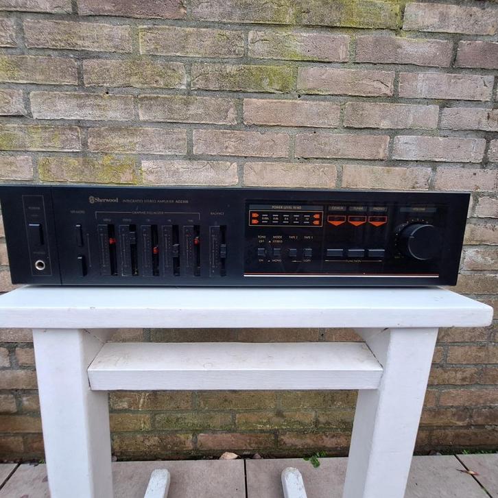 Vintage Sherwood versteker A230 B met garantie, Audio, Tv en Foto, Versterkers en Ontvangers, Gebruikt, Stereo, 120 watt of meer