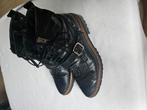 bottines noires cuir, Kleding | Dames, Schoenen, Ophalen of Verzenden, Zo goed als nieuw