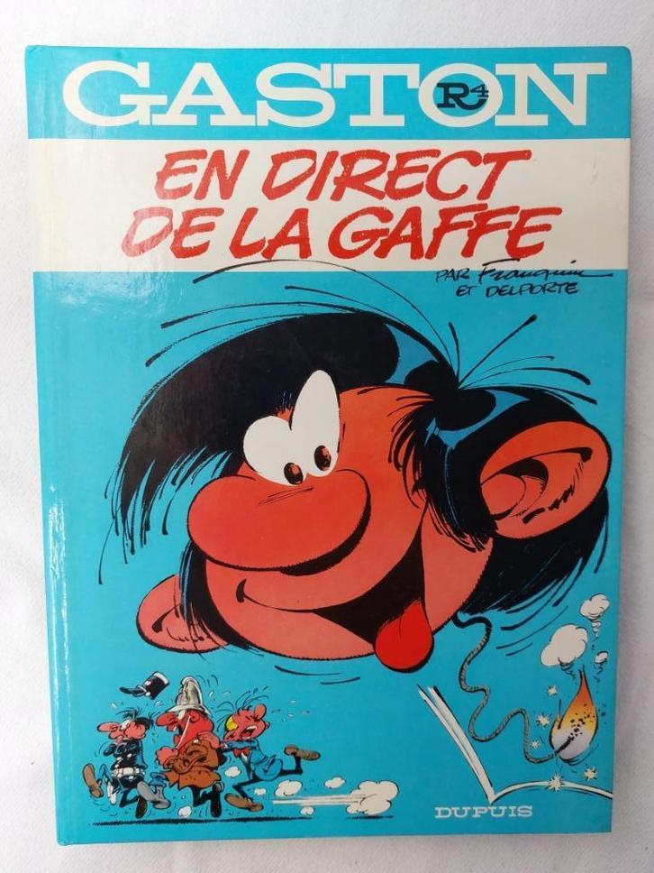 Gaston Lagaffe T.R4 En direct de la gaffe - Réédition (1980), Livres, BD, Utilisé, Une BD, Enlèvement ou Envoi