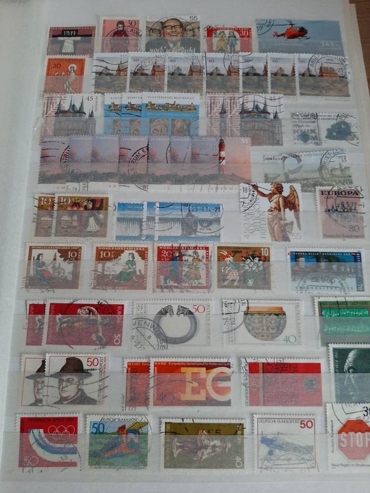 DDR/Duitsland: groen album gestempelde zegels afgeweekt  (2), Postzegels en Munten, Postzegels | Volle albums en Verzamelingen