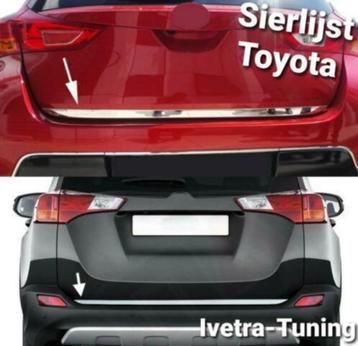 Sierlijst Toyota | Sierstrip Toyota | Kofferbaklijst