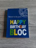 Happy birthday bloc, Ophalen, Nieuw