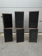 Lot van 6 vintage Sansui ES 100/200 luidsprekers, Audio, Tv en Foto, Luidsprekerboxen, Gebruikt, 60 tot 120 watt, Front, Rear of Stereo speakers