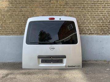 achterklep met raam opel combo 2001 tot 2011 zilvergrijs beschikbaar voor biedingen
