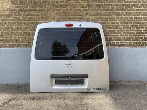 achterklep met raam opel combo 2001 tot 2011 zilvergrijs, Auto-onderdelen, Carrosserie, Achterklep, Opel, Achter, Gebruikt, Ophalen of Verzenden