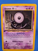 Unown [U] 51/75 - Neo Discovery (1st edition), Hobby en Vrije tijd, Verzamelkaartspellen | Pokémon, Verzenden, Gebruikt